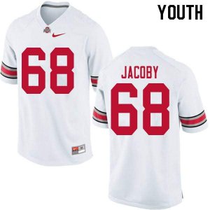Youth Ohio State Buckeyes #68 Ryan Jacoby White Nike NCAA College Football Jersey Wholesale JLG7444OE